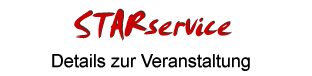 STARservice - Details zur Veranstaltung