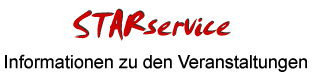 STARservice - Informationen zu den Veranstaltungen